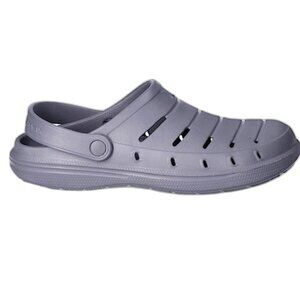 Rugged Shark Clogs MEN'S SIZE 11 Gray Sandals Waterproof Floatable NEW